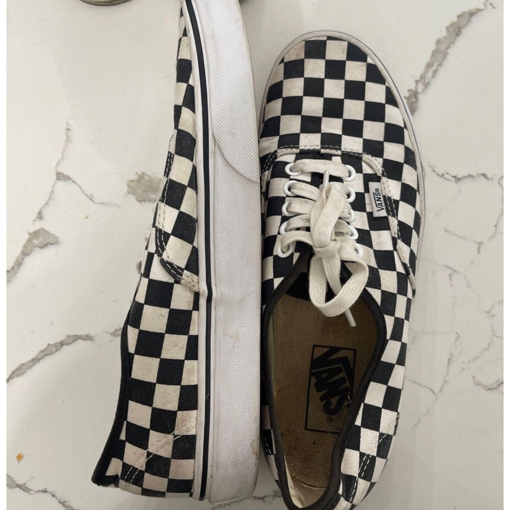 Checkered Vans